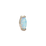 Load image into Gallery viewer, 14K Solid Gold Marquise Stud