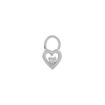 Load image into Gallery viewer, Floating Heart Gem Charm
