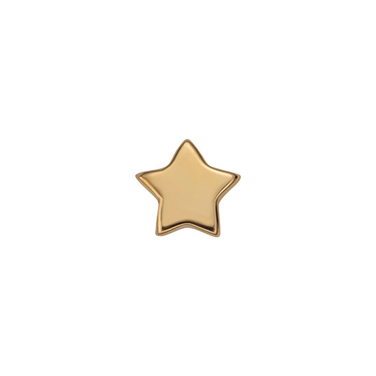 14K Solid Gold Mini Star
