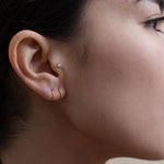 Load image into Gallery viewer, 14K Solid Gold Trinity Cluster
