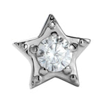 Load image into Gallery viewer, 14K Solid Gold Zirconia Star
