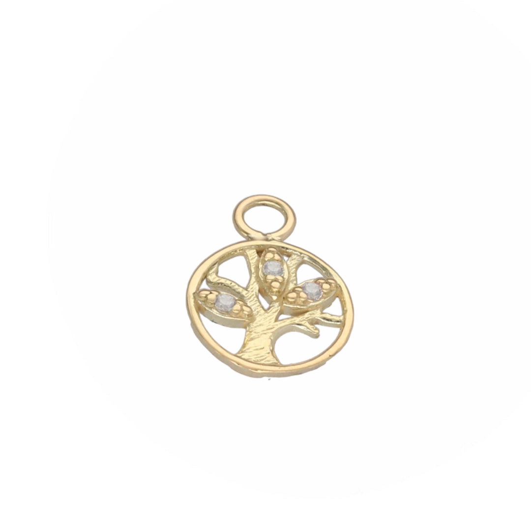 9K Solid Gold Tree of Life Charm