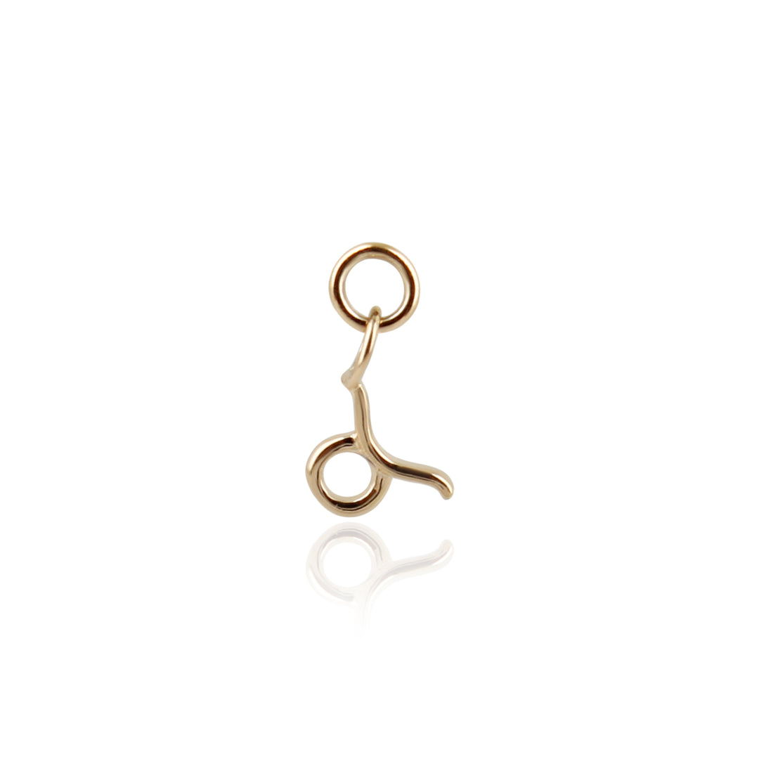 9K Solid Gold Zodiac Sign Charm