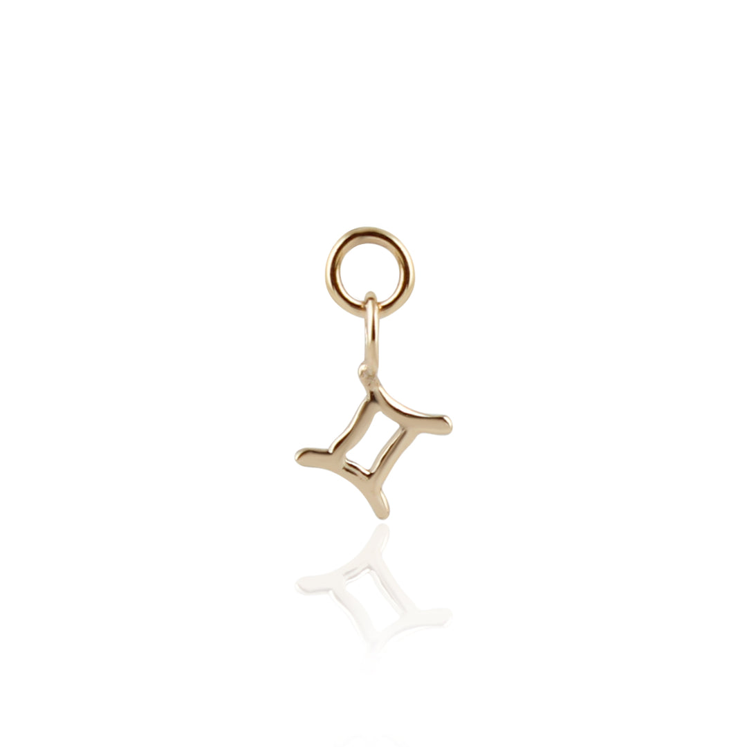 9K Solid Gold Zodiac Sign Charm