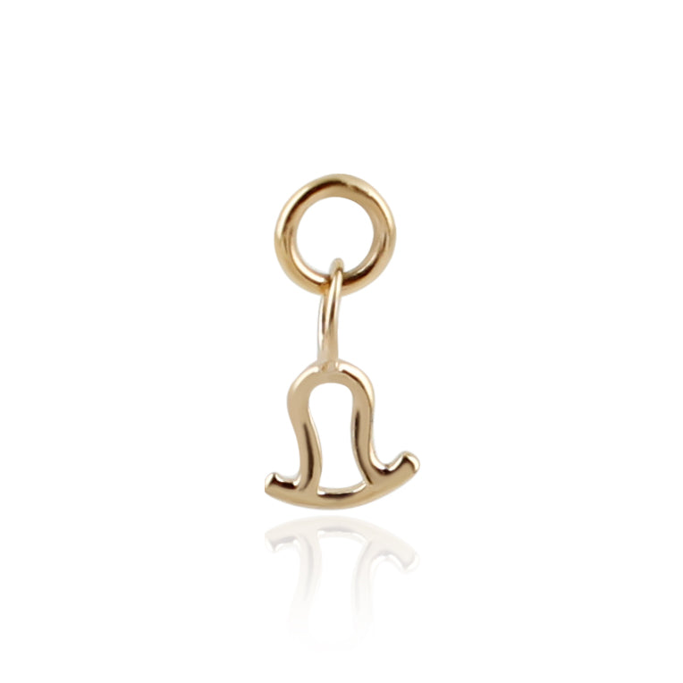 9K Solid Gold Zodiac Sign Charm