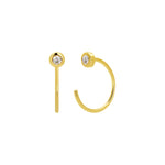 Load image into Gallery viewer, Open Gem Hoop
