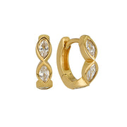 Marquise Crystal Huggies