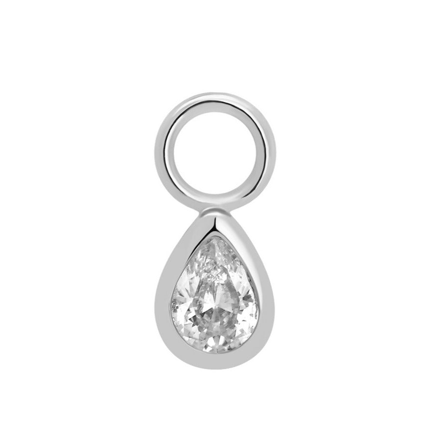 Pear Crystal Charm