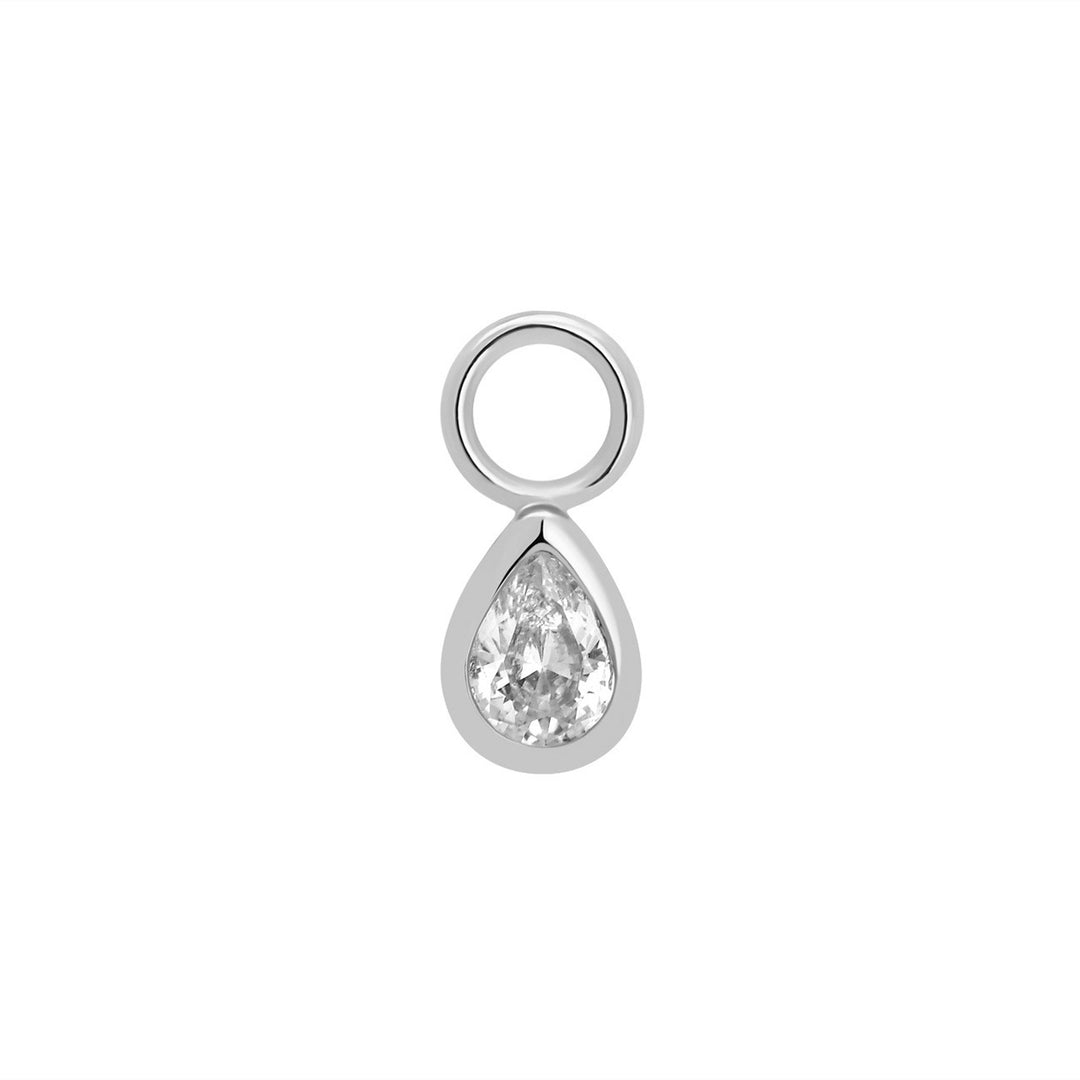 Pear Crystal Charm