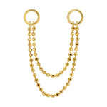 Load image into Gallery viewer, Double Beaded Drape Chain
