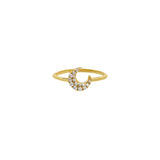 Crescent Moon Ring
