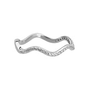 Waveform Ring - Pavé