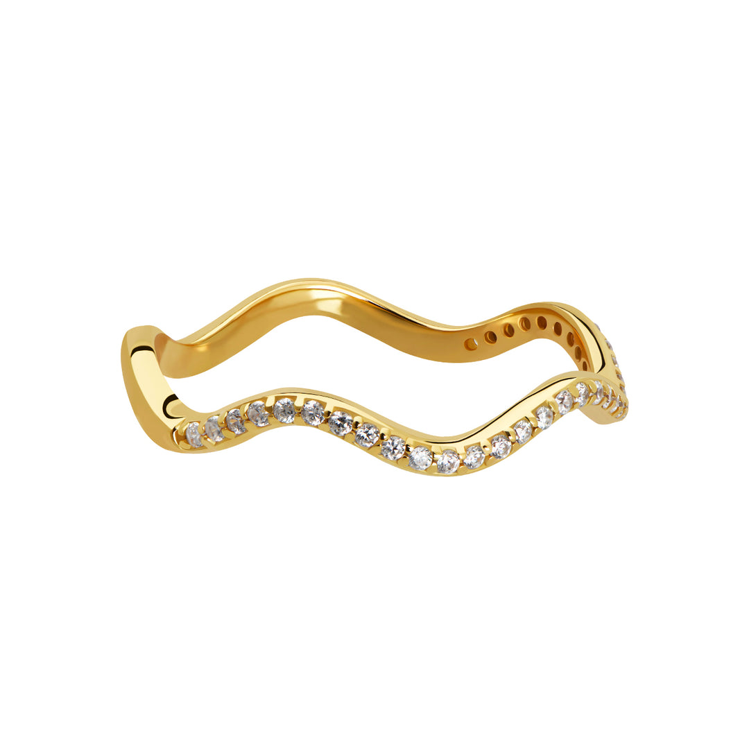 Waveform Ring - Pavé
