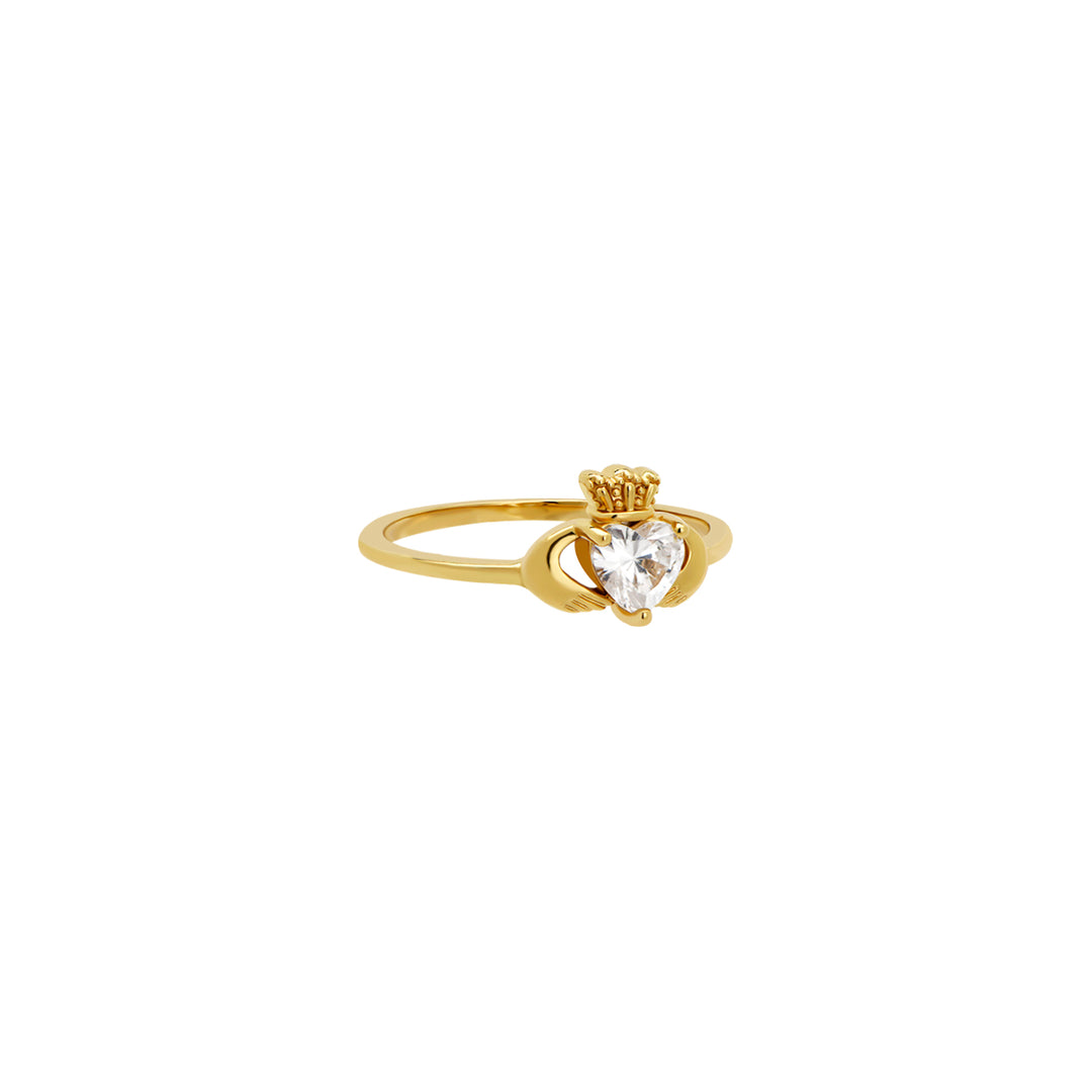 Claddagh Ring with Zirconia