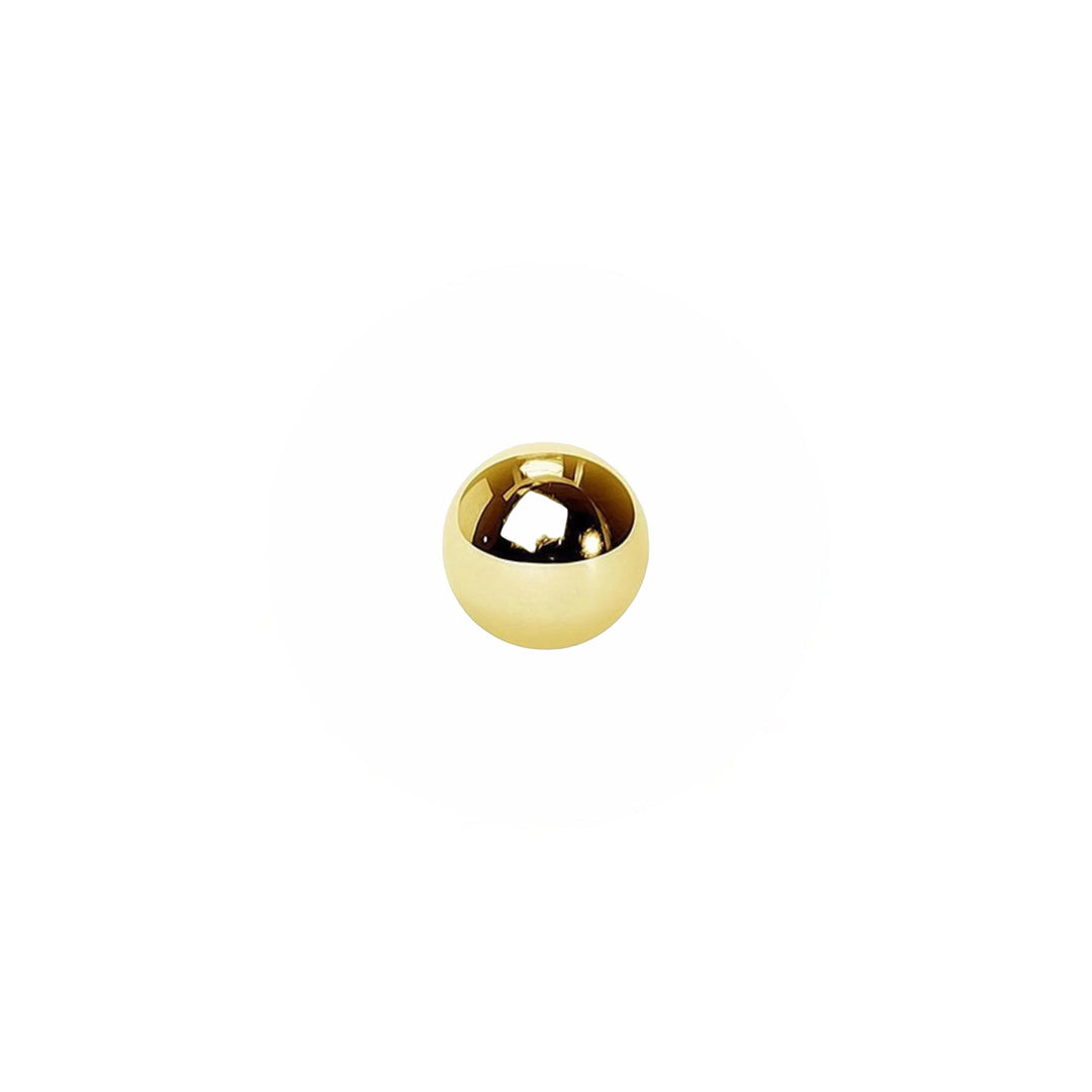 14K Solid Gold Classic Ball