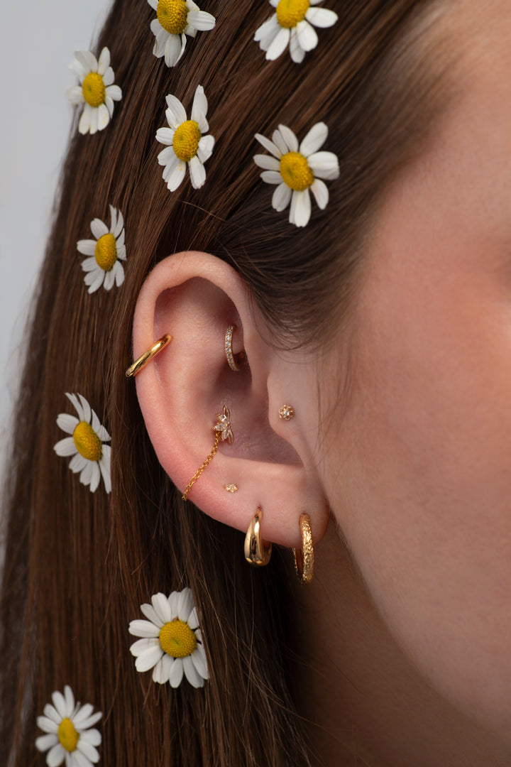 Shimmer Edge Hoops