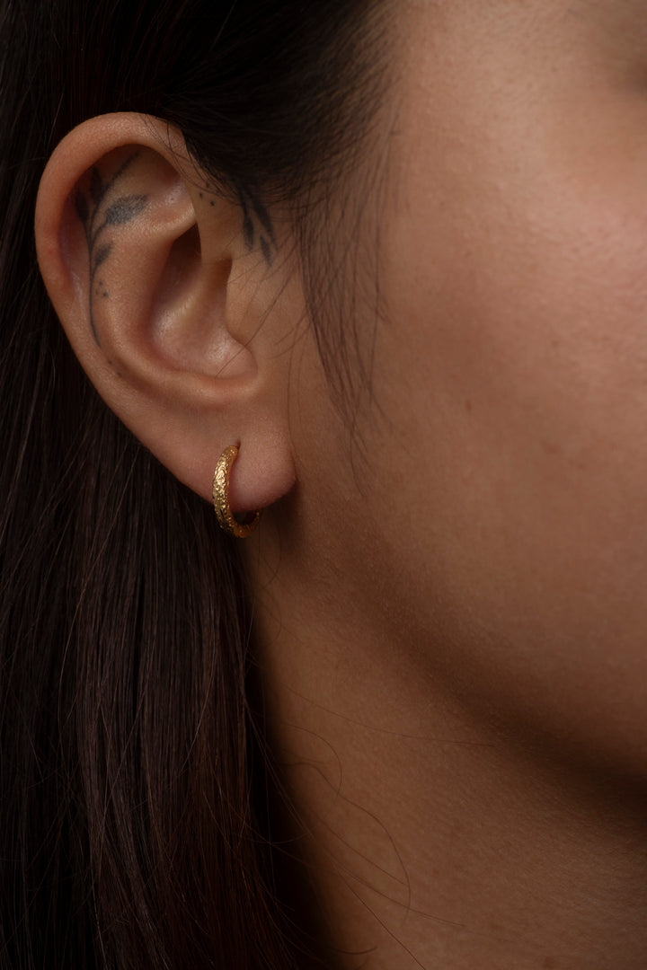Shimmer Edge Hoops