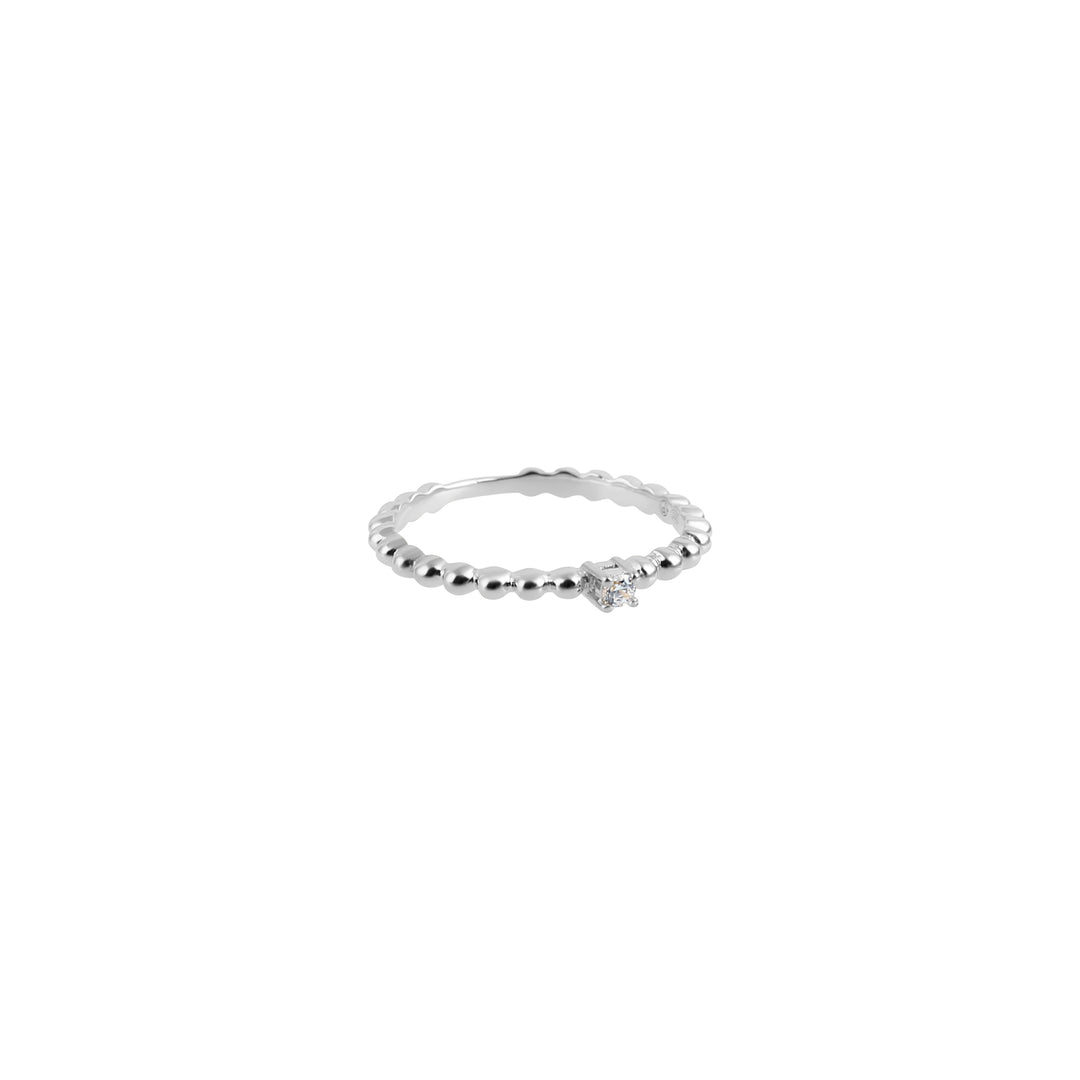 Zirconia Beaded Ring