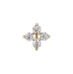Load image into Gallery viewer, 14K Solid Gold Crystal Spark
