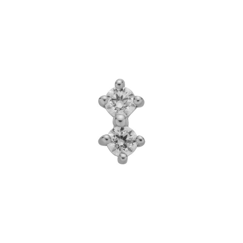 14k Solid Gold Double Prong