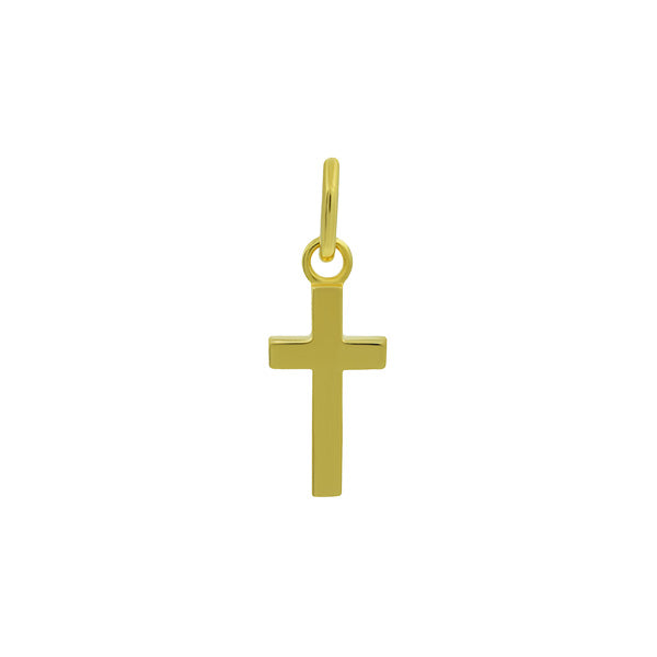 Polished Cross-Shaped Pendant