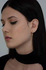 Load image into Gallery viewer, 14K Solid Gold Marquise Stud
