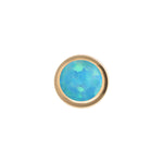 Load image into Gallery viewer, 14K Solid Gold Bezel Opal Setting
